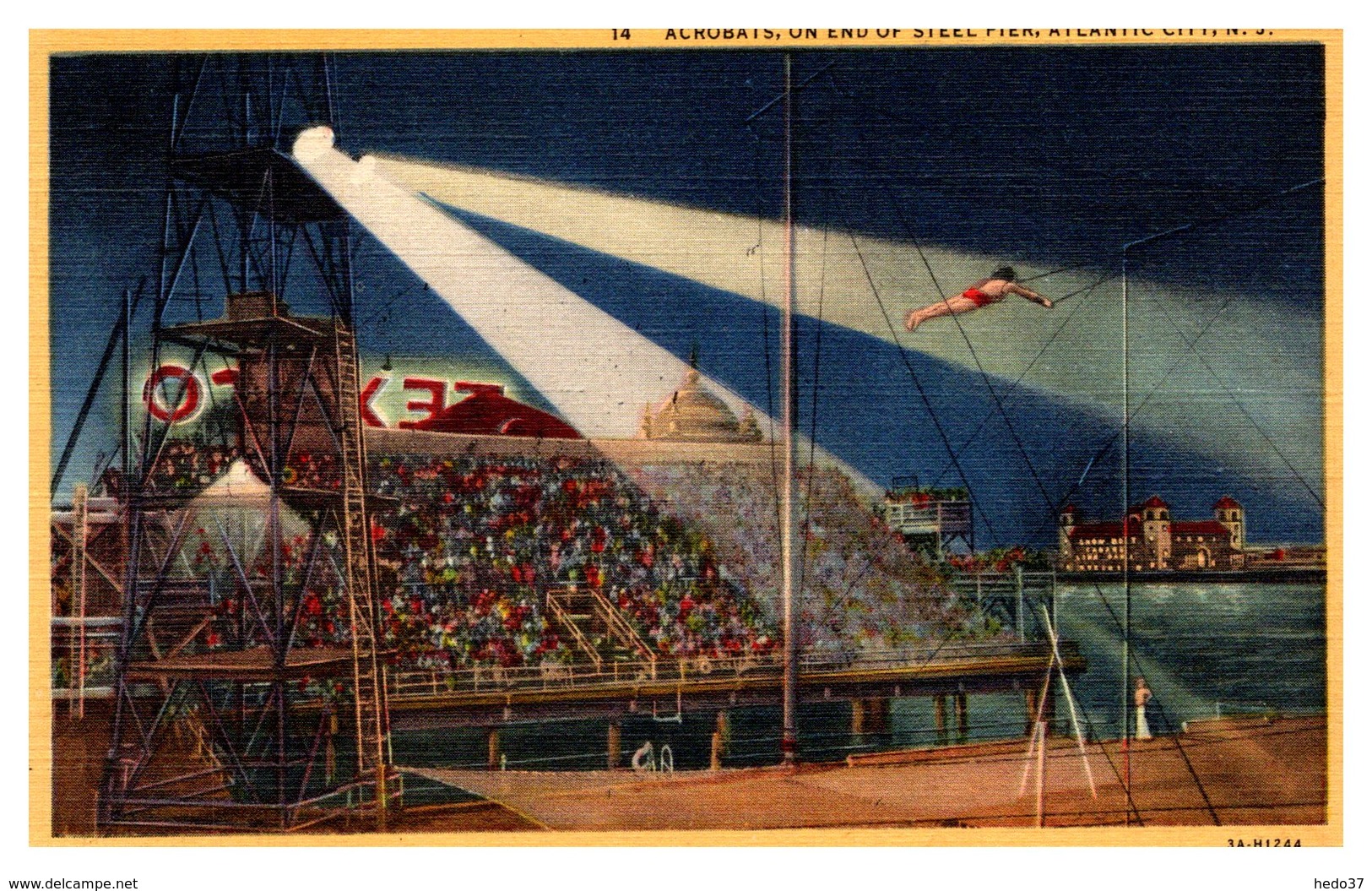 Etats Unis - Thème Cirque - Acrobats On End Of Steel Pier. Atlantic City - Sonstige & Ohne Zuordnung