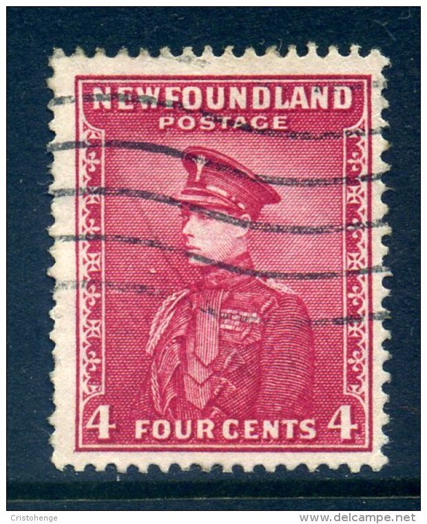 Newfoundland 1932-38 Definitives - 4c Duke Of Windsor Used (SG 224) - 1908-1947