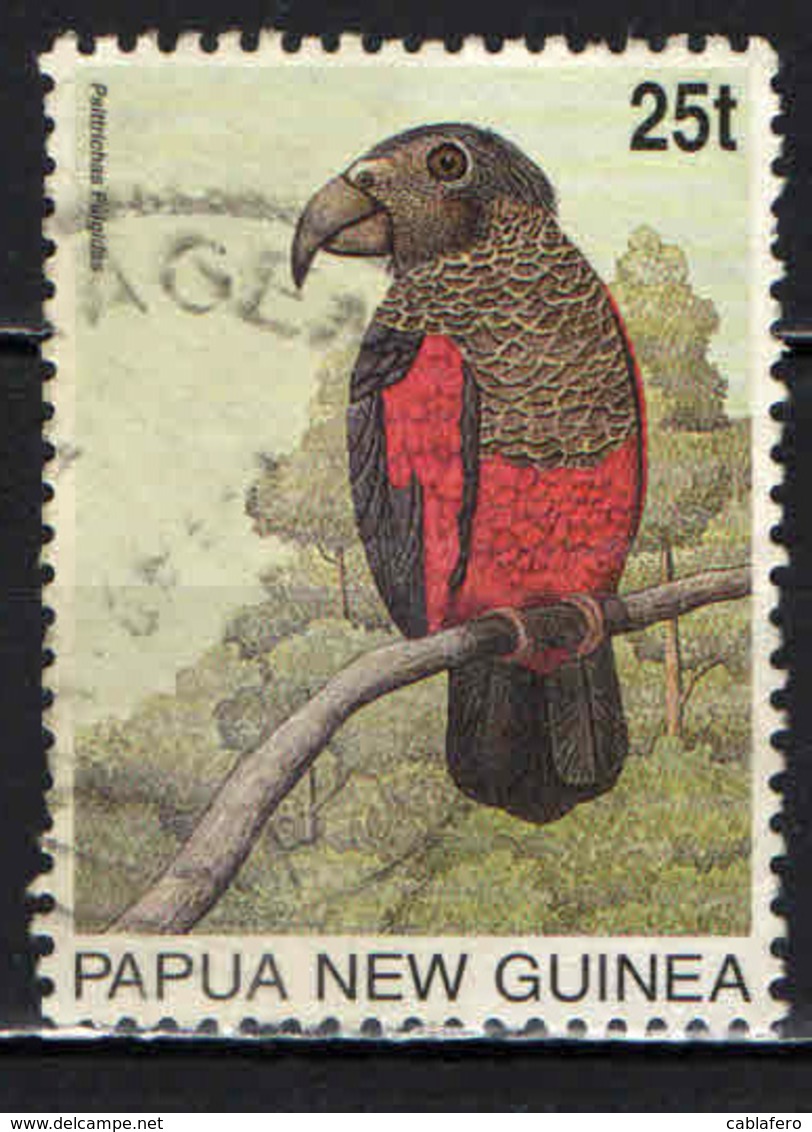 PAPUA NUOVA GUINEA - 1996 - Parrot: Psittrichas Fulgidas - USATO - Papua Nuova Guinea