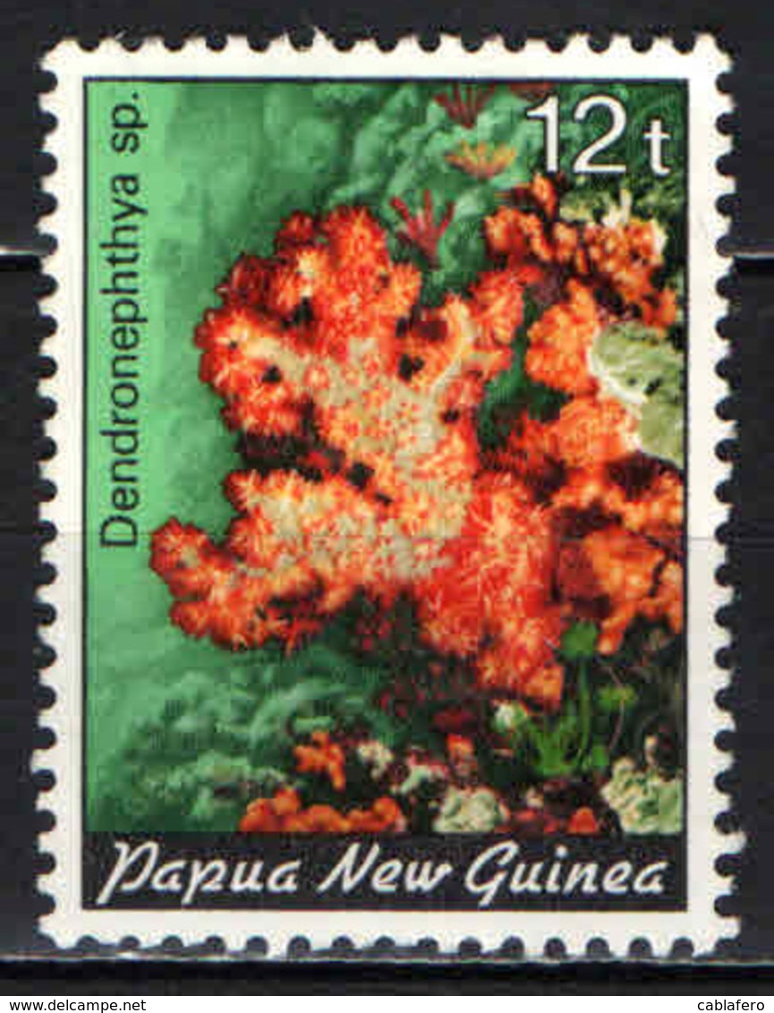 PAPUA NUOVA GUINEA - 1985 - Dendronephthya - USATO - Papua Nuova Guinea