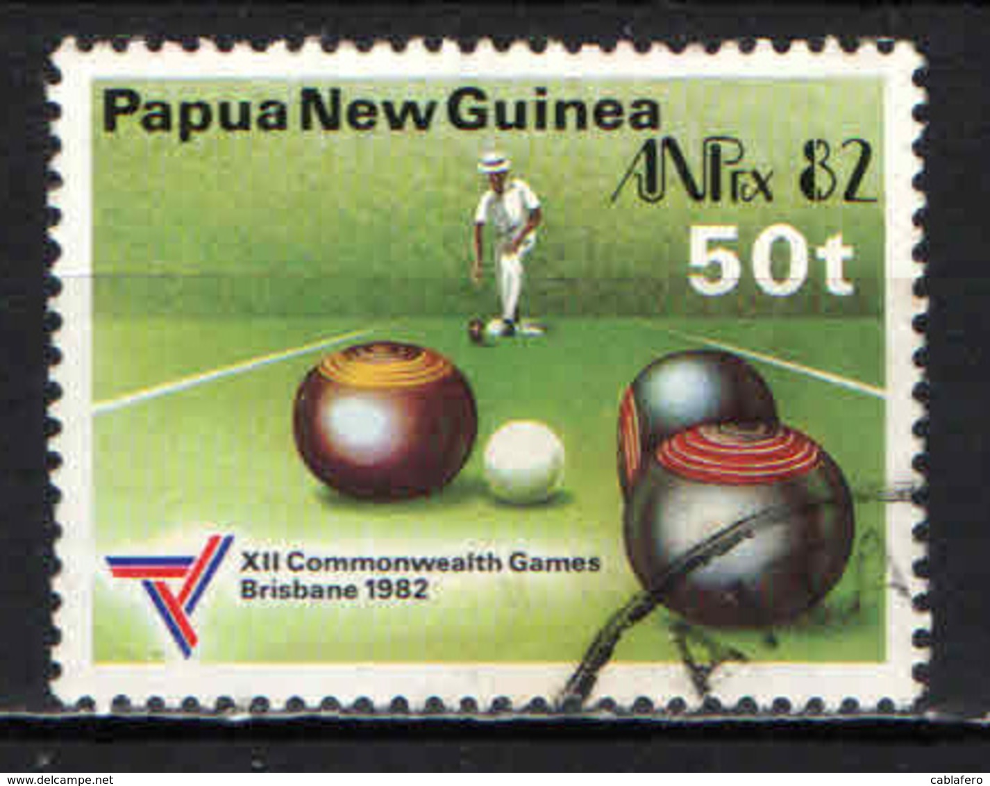 PAPUA NUOVA GUINEA - 1982 - Lawn Bowling - USATO - Papua Nuova Guinea