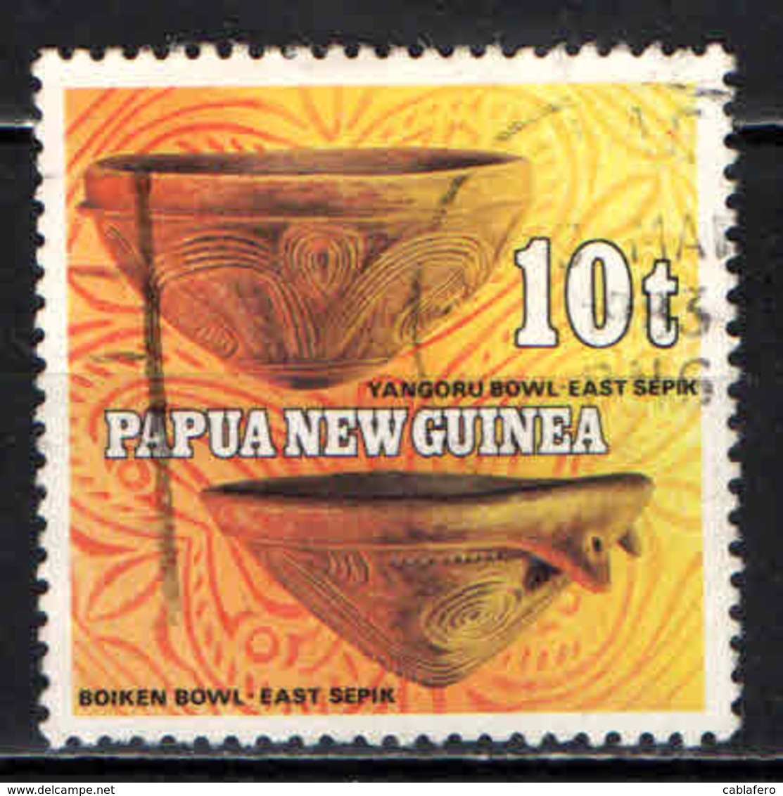 PAPUA NUOVA GUINEA - 1982 - Boiken, East Sepik - USATO - Papua Nuova Guinea