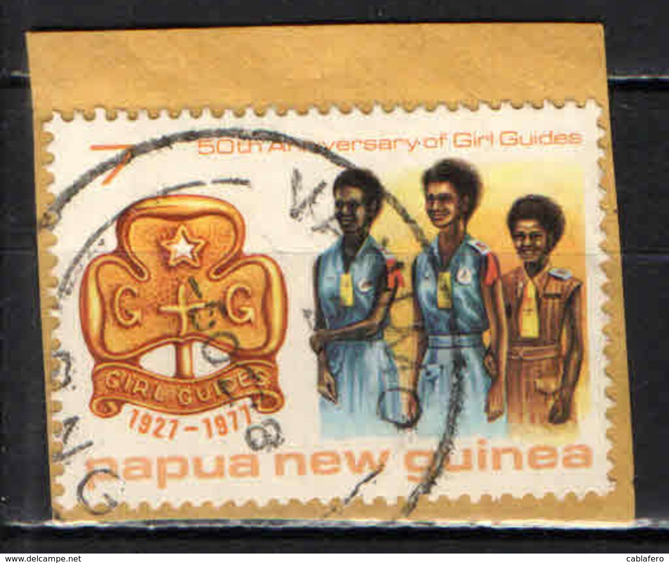 PAPUA NUOVA GUINEA - 1977 - Girl Guides - USATO - Papua Nuova Guinea