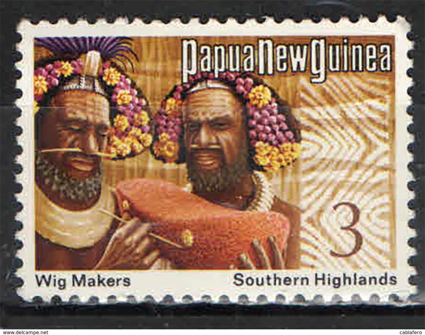 PAPUA NUOVA GUINEA - 1974 - Wig Makers, Southern Highlands  - USATO - Papua Nuova Guinea