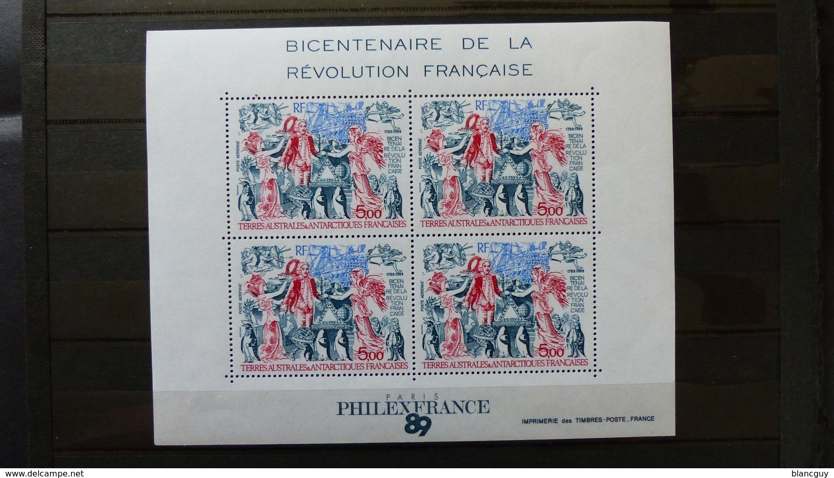 TAAF - Lot de 43 timbres * et **, d'un bloc ** et 13 lettres - Cote du lot plus de 400 euros vendu à 10 % prix de départ