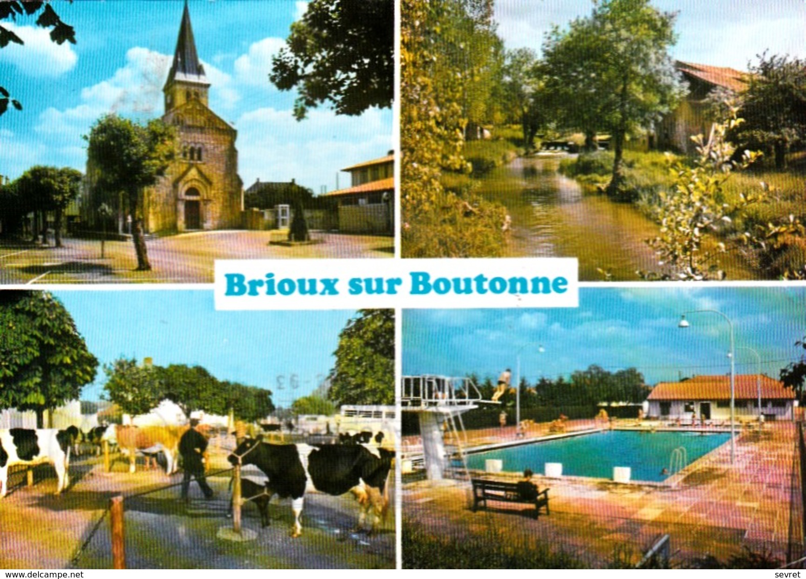 BRIOUX Sur BOUTONNE - Multivues. CPM - Brioux Sur Boutonne