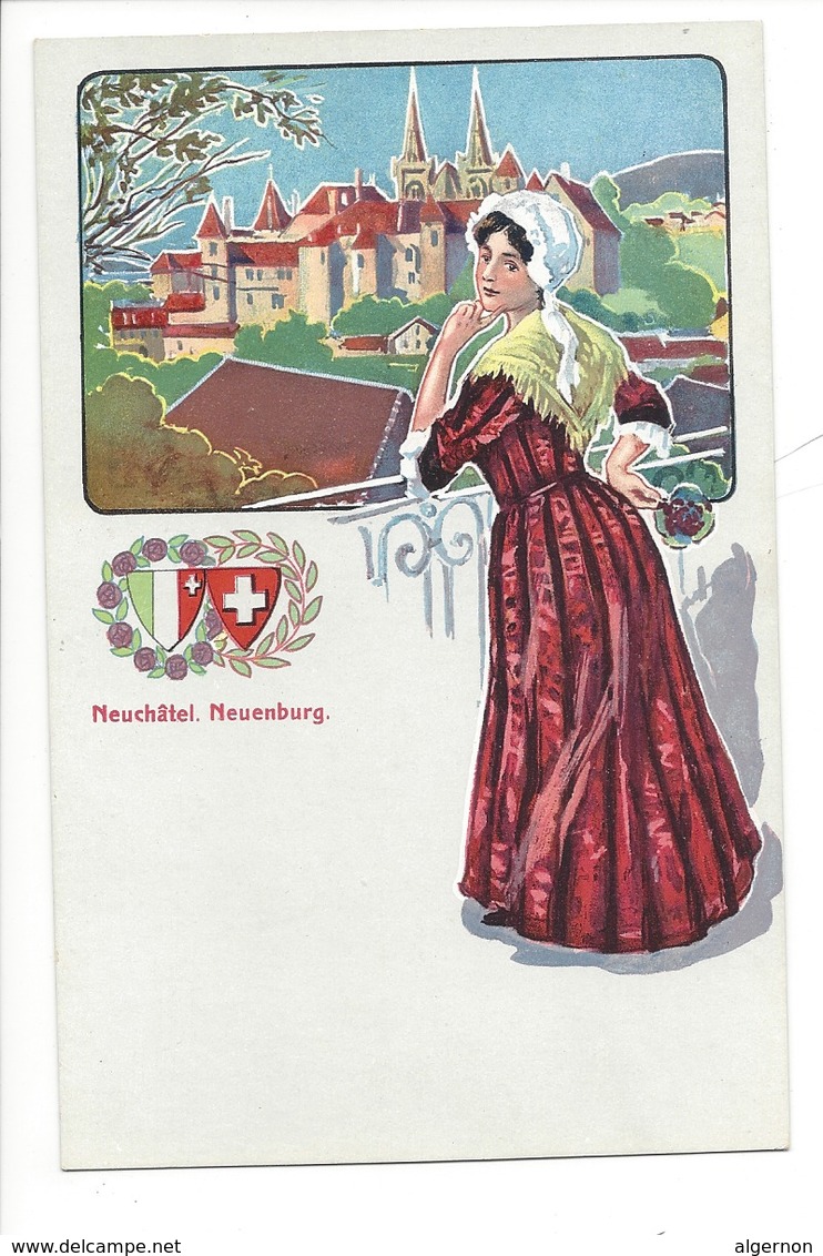 21931 - Costumes Suisses Neuchâtel Neuenburg Schweizer Trachten - Costumes