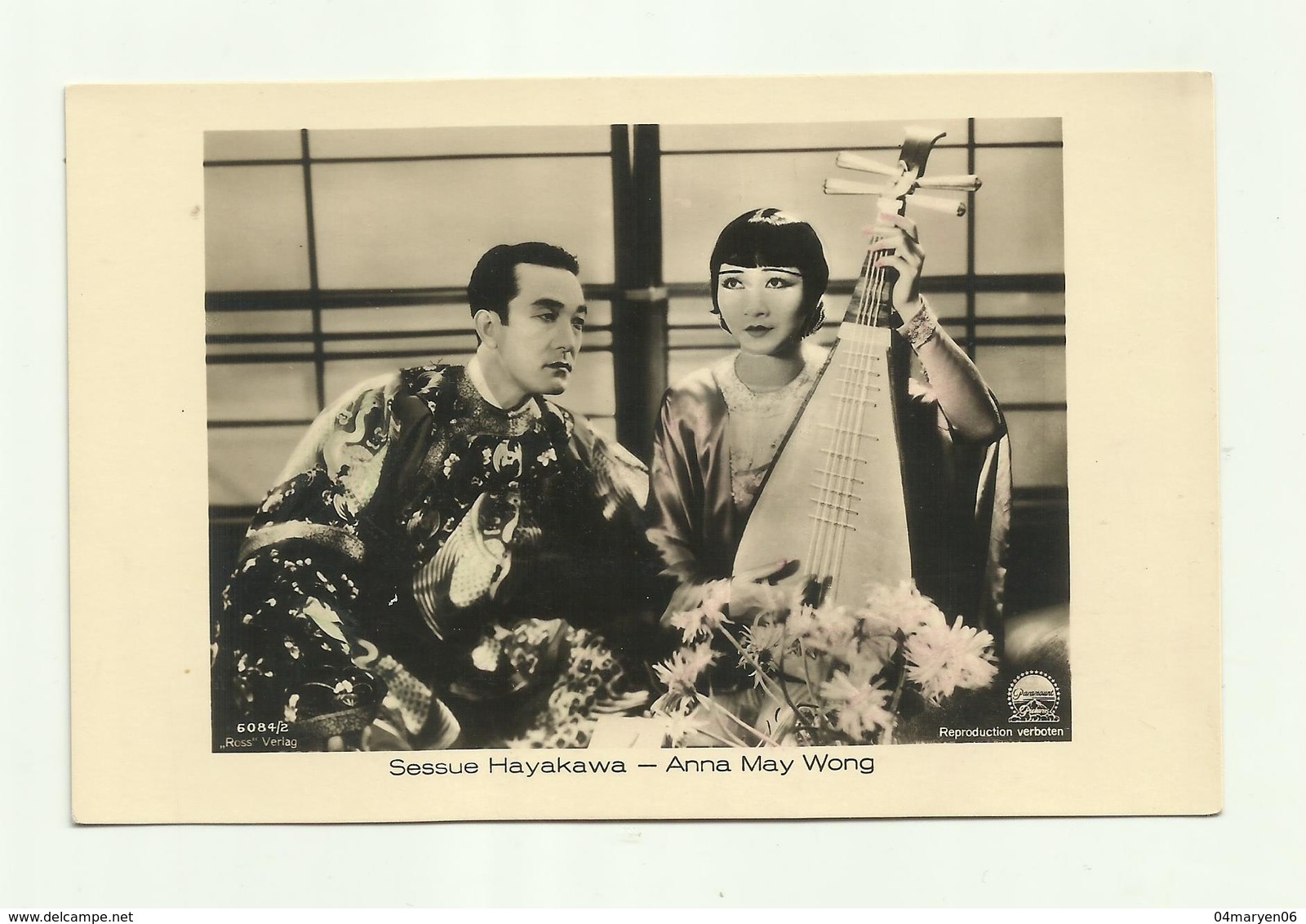 **Anna  May WONG  & Sessue HAYAKAWA       ** - Femmes Célèbres