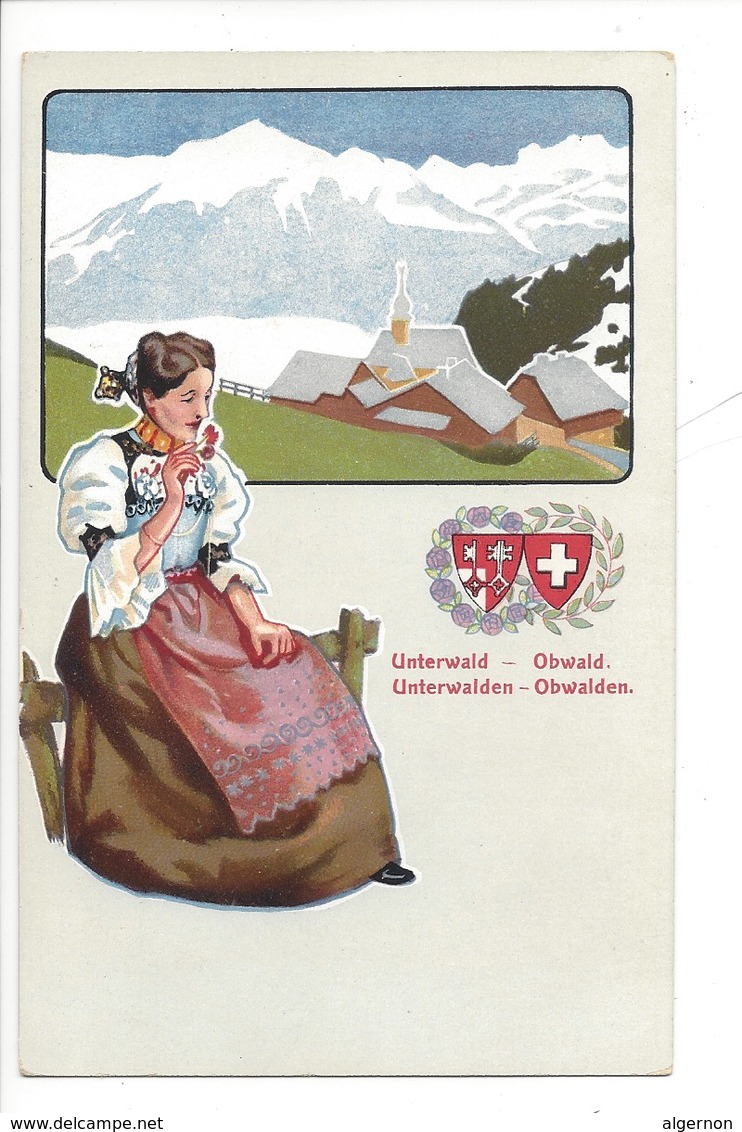 21933 - Costumes Suisses Unterwald Obwald Unterwalden Obwalden Schweizer Trachten - Costumes