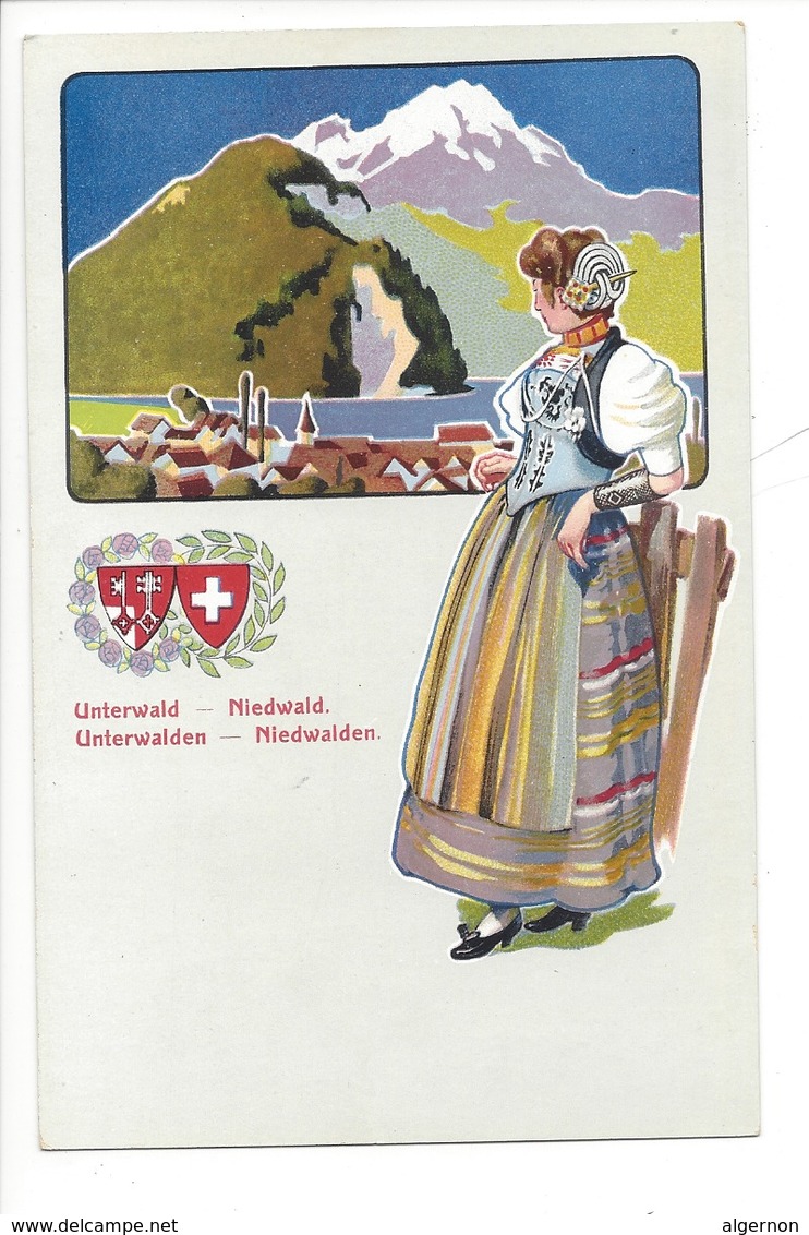 21934 - Costumes Suisses Unterwald Niedwald Unterwalden Niedwalden Schweizer Trachten - Vestuarios