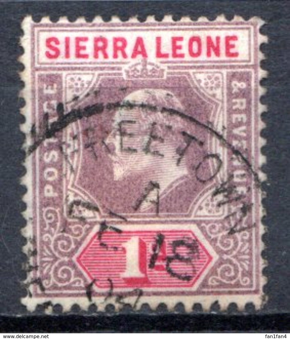 SIERRA LEONE - (Colonie Britannique) - 1904-05 - N° 62 Et 63 - (Lot De  Valeurs Différentes) - (Edouard VII) - Sierra Leone (...-1960)
