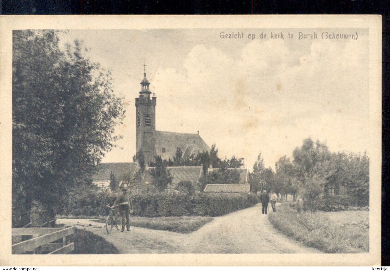 Burgh - Schouwen - Kerk - 1921 - Otros & Sin Clasificación