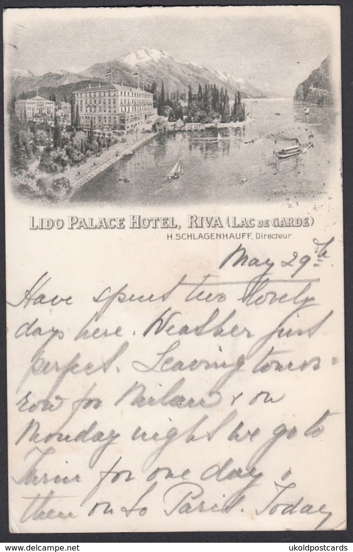 Italia  -  RIVA, Lido Palace Hotel ( Lac De Garde ) - Trento