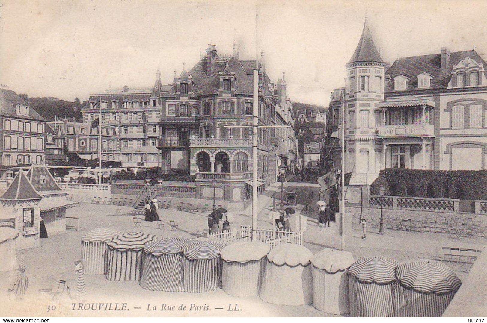 CPA Trouville - La Rue De Paris - 1907 (40930) - Trouville