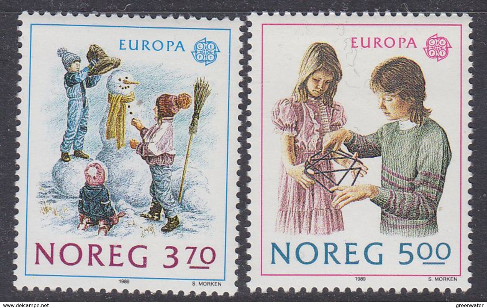 Europa Cept 1989 Norway 2v ** Mnh (42614Q) - 1989