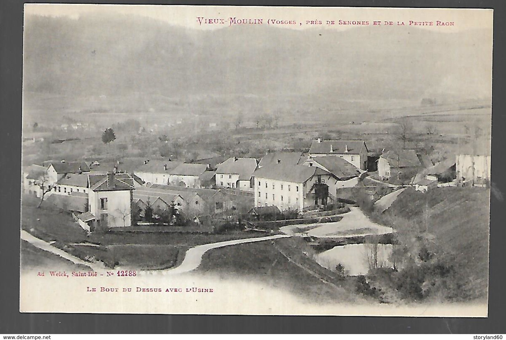 Cpa 8820003 Vieux Moulin Près De Senones Et De La Petite Rade Le Bout Du Dessus Avec L'usine - Altri & Non Classificati