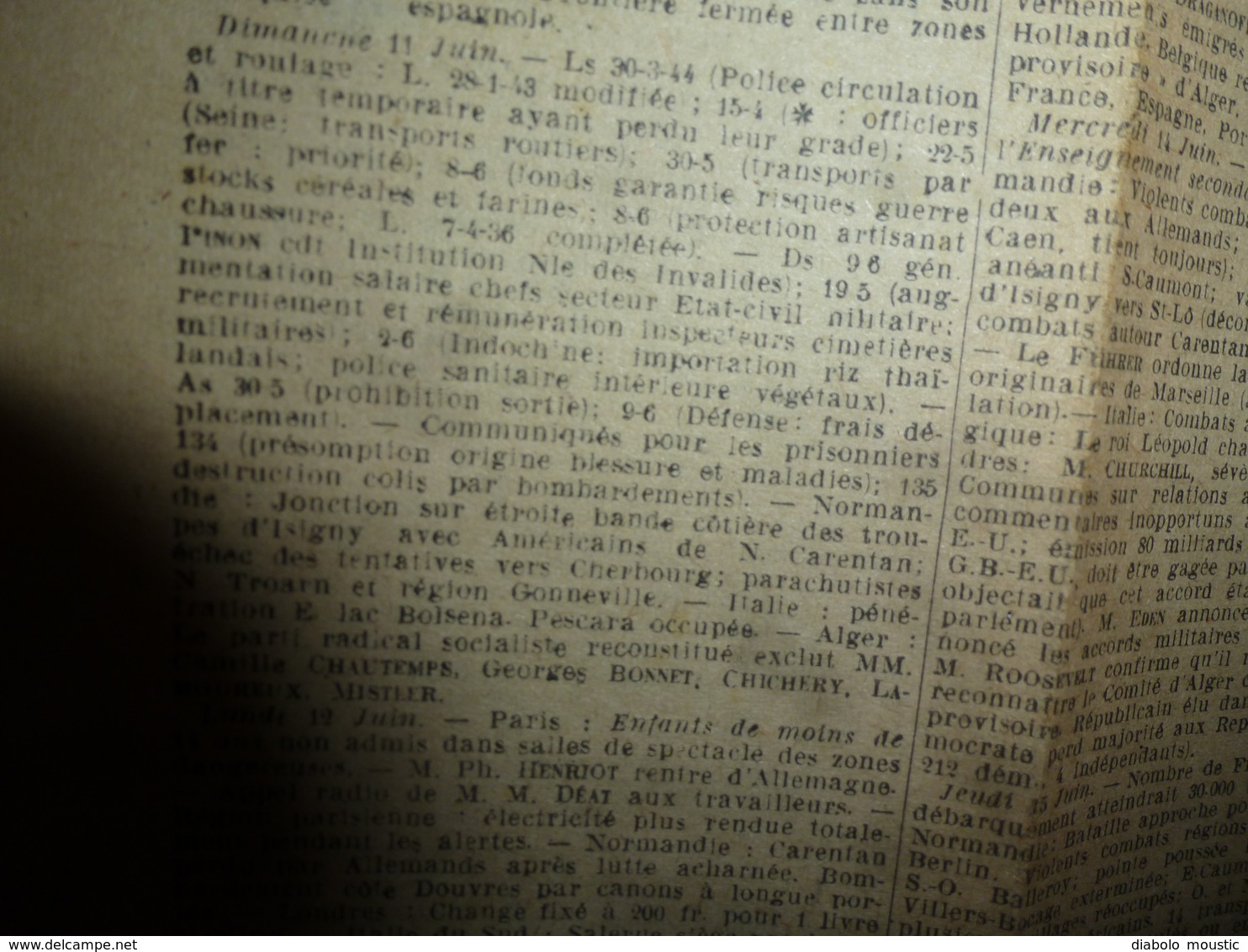 1944 rare journal des étudiants prisonniers :L' INFORMATION UNIVERSITAIRE: Début de la Fin du nazisme; etc