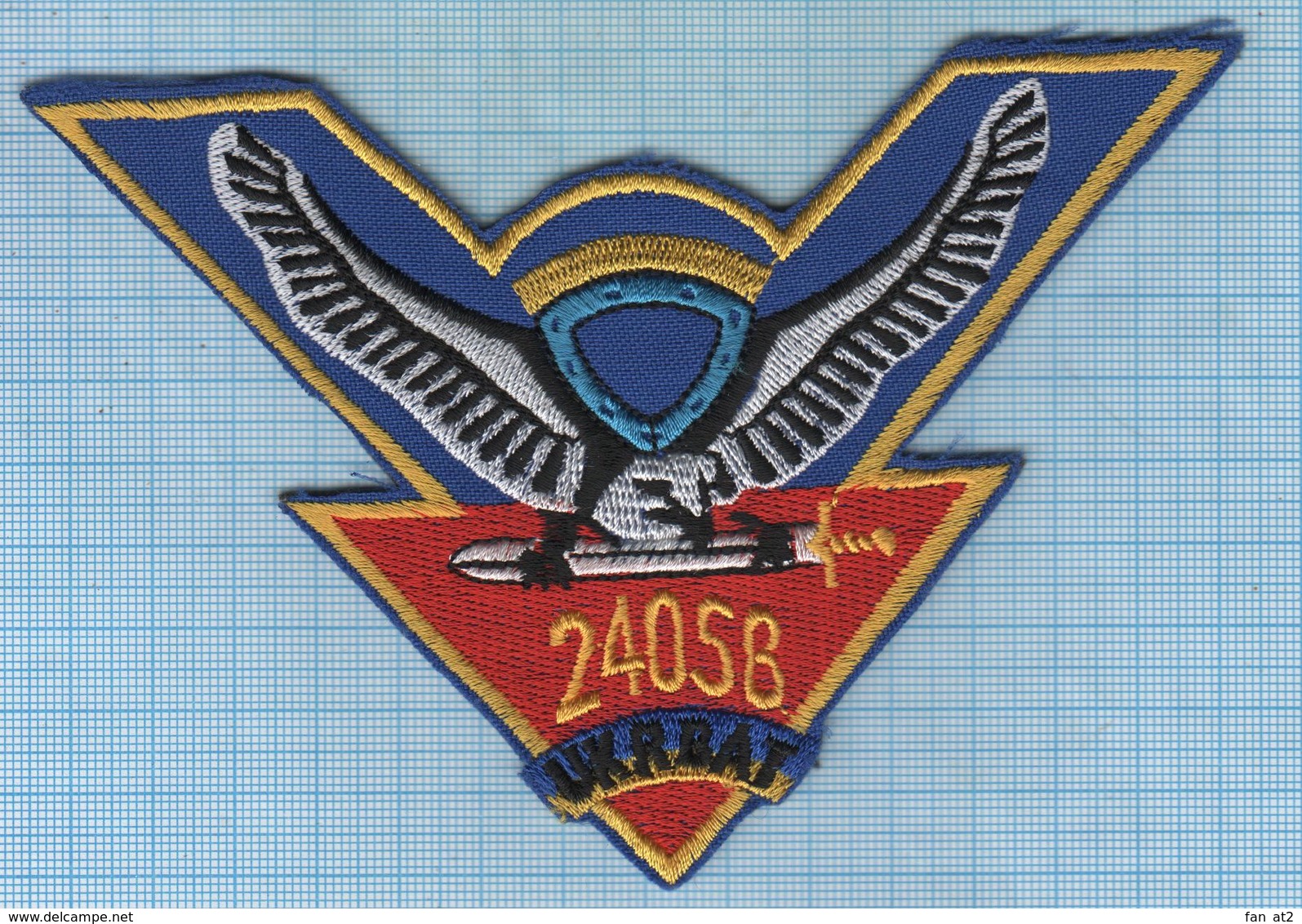 UKRAINE / Patch Abzeichen Parche Ecusson / Peacekeeping Forces 240 Separate Battalion Airborne Special Forces . - Ecussons Tissu