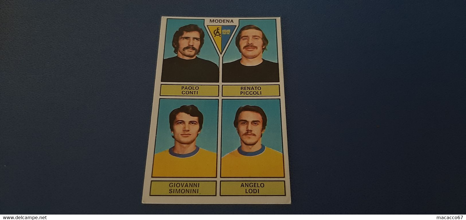 Figurina Calciatori Panini 1971/72 - Conti Modena - Edizione Italiana