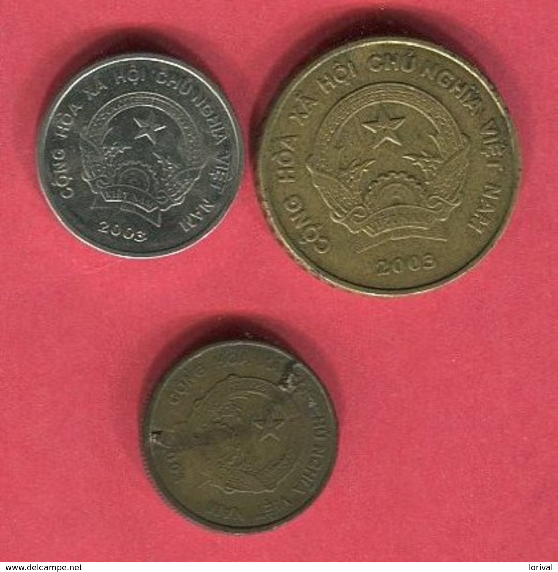 LOT3 MONNAIES DIFFERENTES TB+5,5 - Vietnam