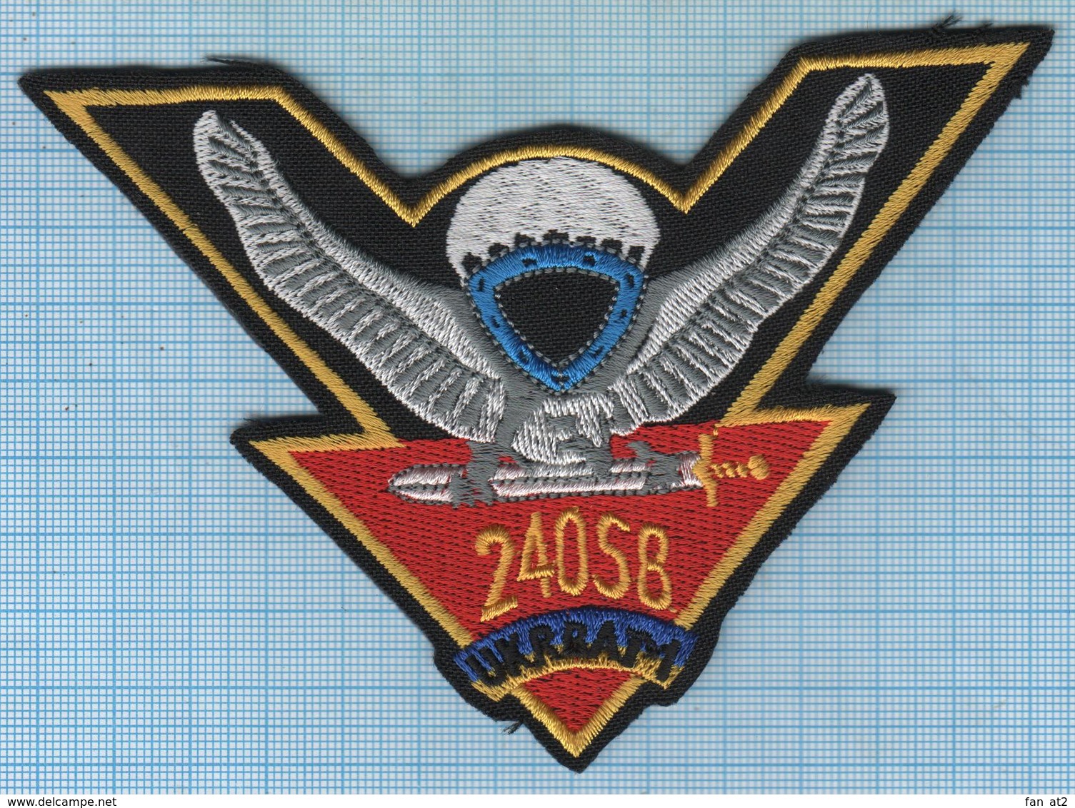 UKRAINE / Patch Abzeichen Parche Ecusson / Peacekeeping Forces 240 Separate Battalion Airborne Special Forces . - Patches