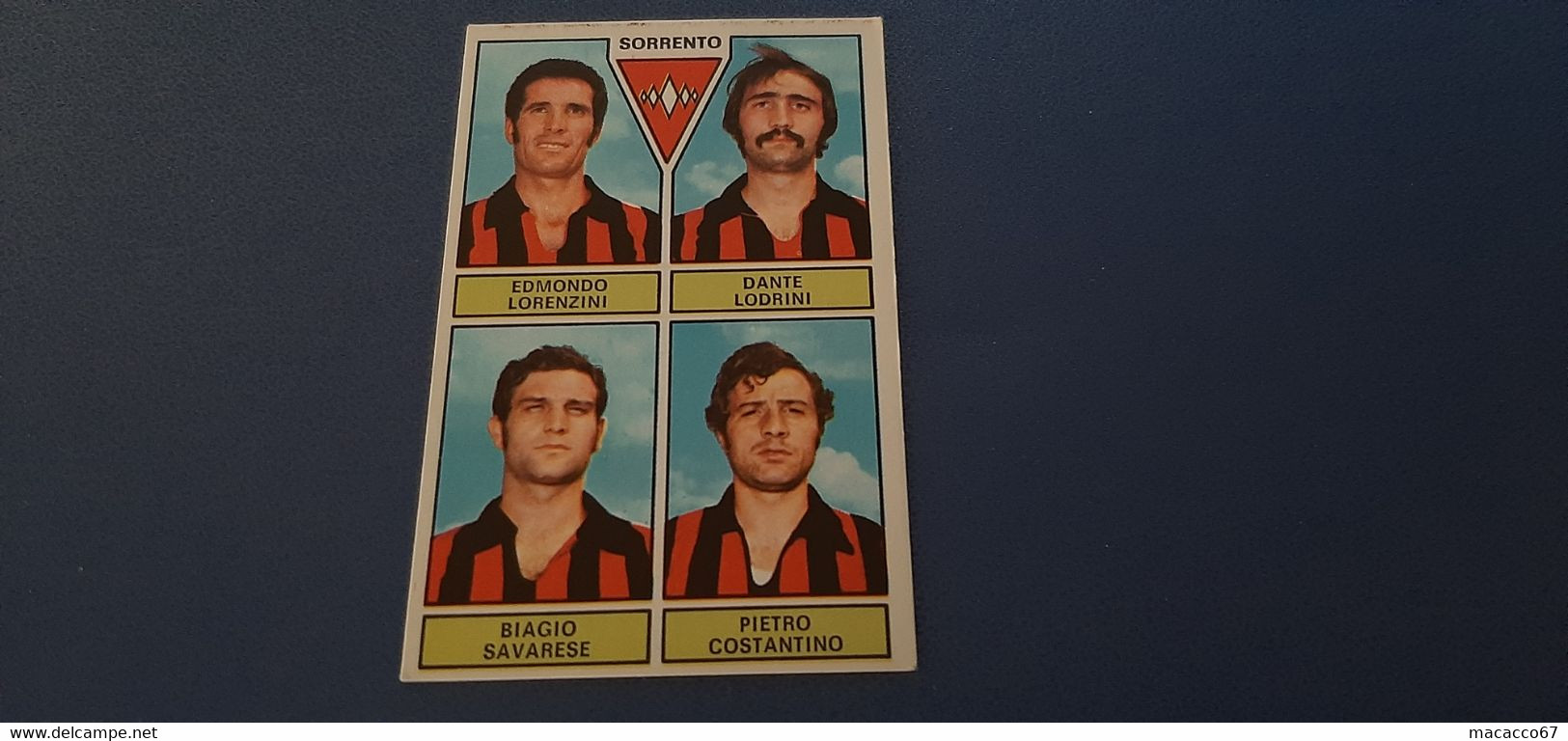 Figurina Calciatori Panini 1971/72 - Lorenzini Sorrento - Edizione Italiana