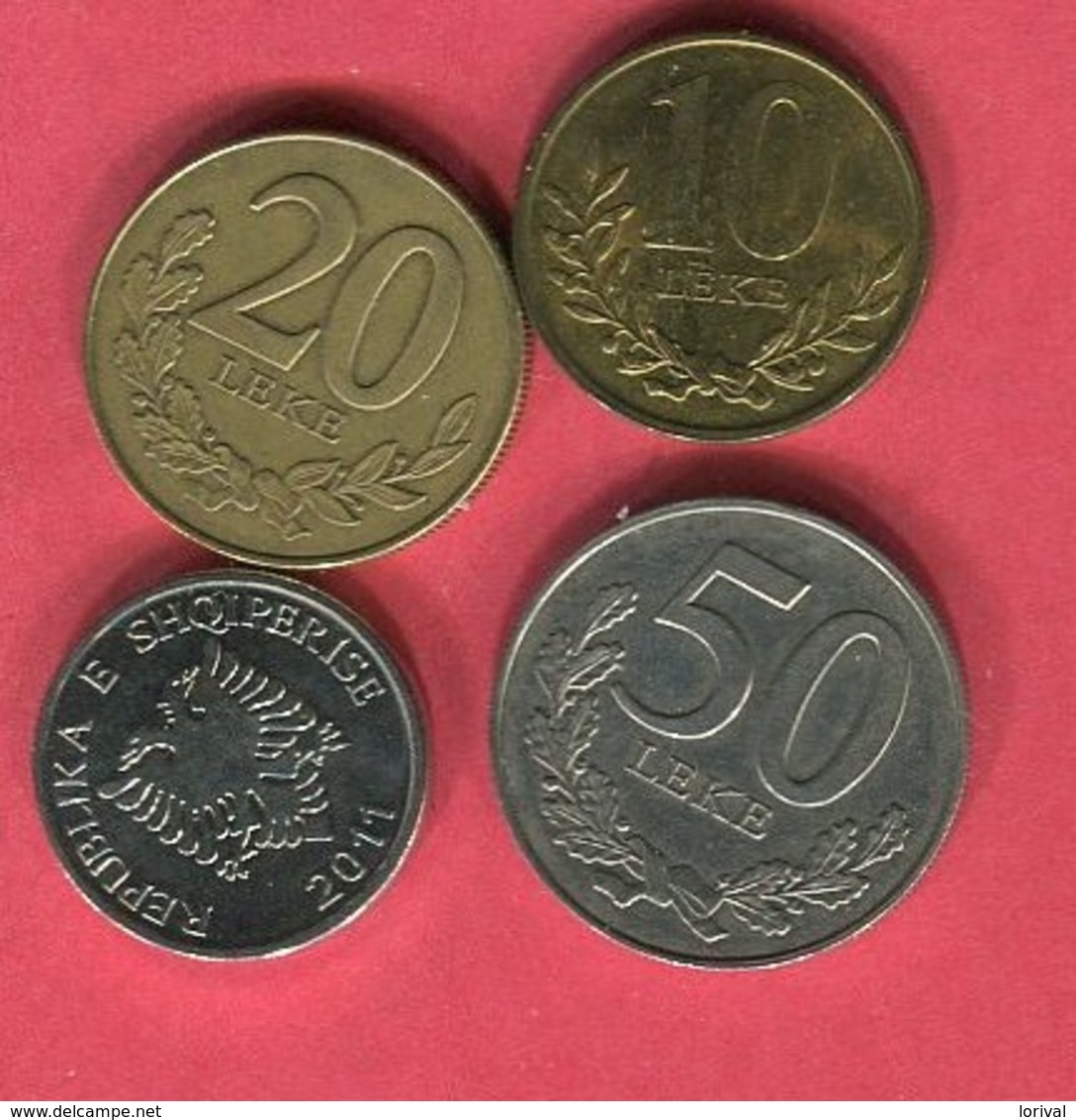 LOT 4 MONNAIES DIFFERENTES TB+ 5 - Albania