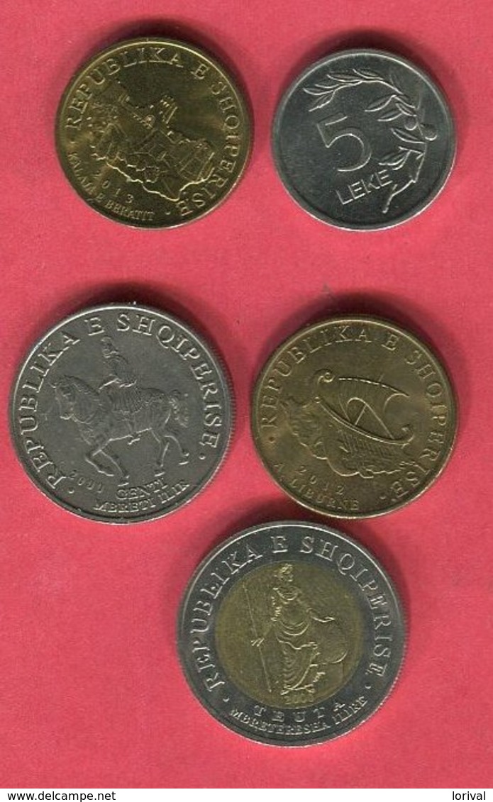 LOT 6 MONNAIES DIFFERENTES TB+ 9 - Albanië