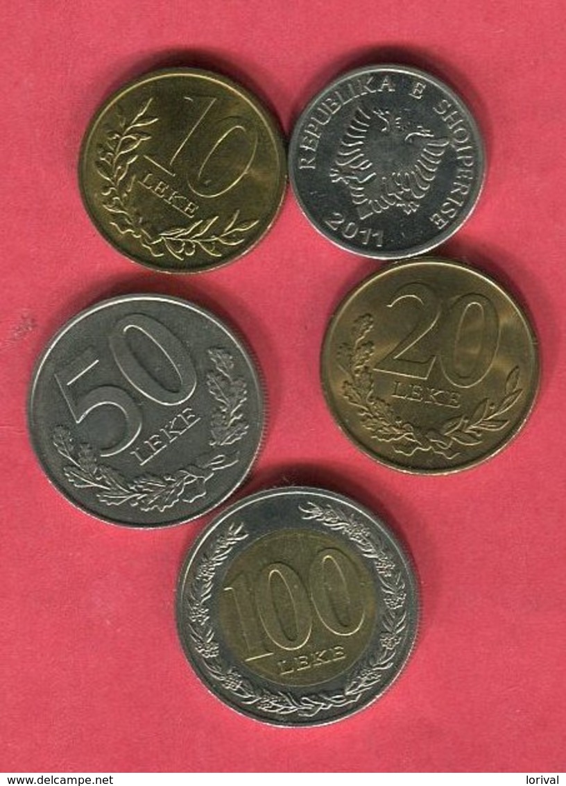 LOT 6 MONNAIES DIFFERENTES TB+ 9 - Albania