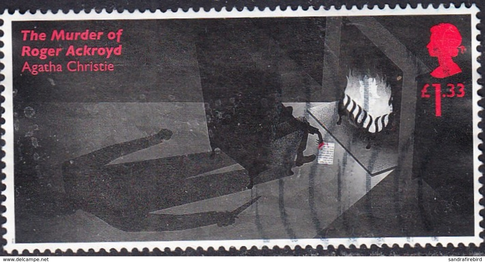 2016  40th Anniversary Of The Death Of Agatha Christie - The Murder Of Roger Ackroyd £1.33 SG3888 - Used Stamps