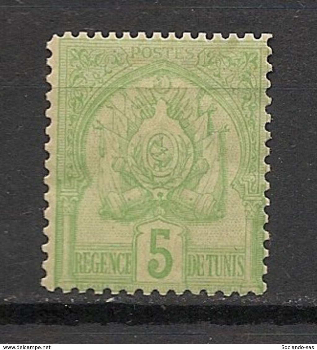 Tunisie - 1899-1901 - N°Yv. 22 - Armoiries 5c Vert - Neuf * / MH VF - Nuevos