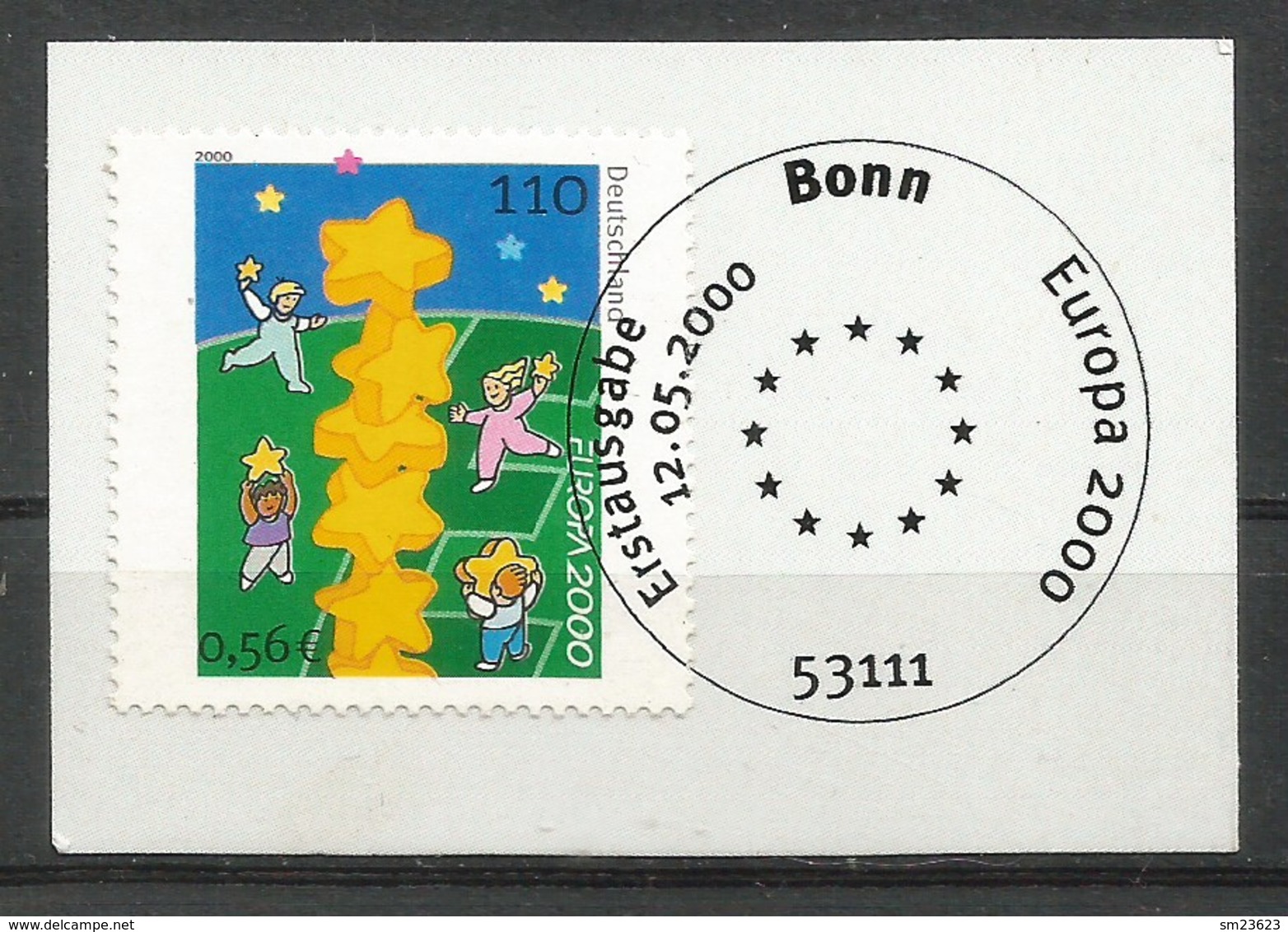 BRD 2000  Mi.Nr. 2113 , EUROPA CEPT Kinder Bauen Sternenturm - SS Bonn 12.05.2000 - 2000