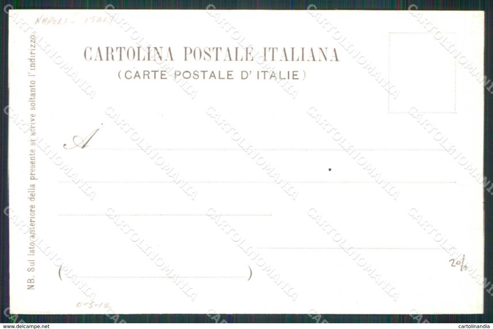 Napoli Città Reale Albergo De Poveri Cartolina MX5598 - Napoli