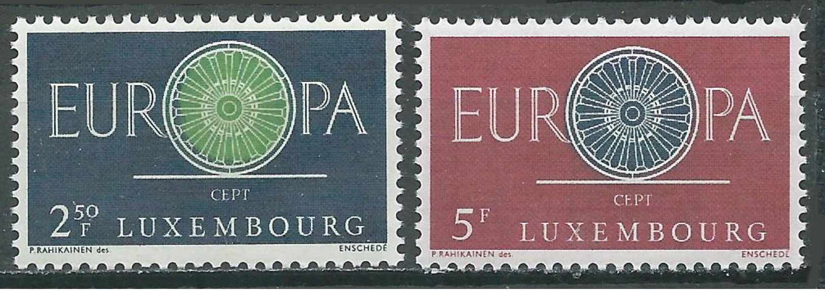 Luxembourg YT N°587/588 Europa 1960 Neuf ** - Ungebraucht