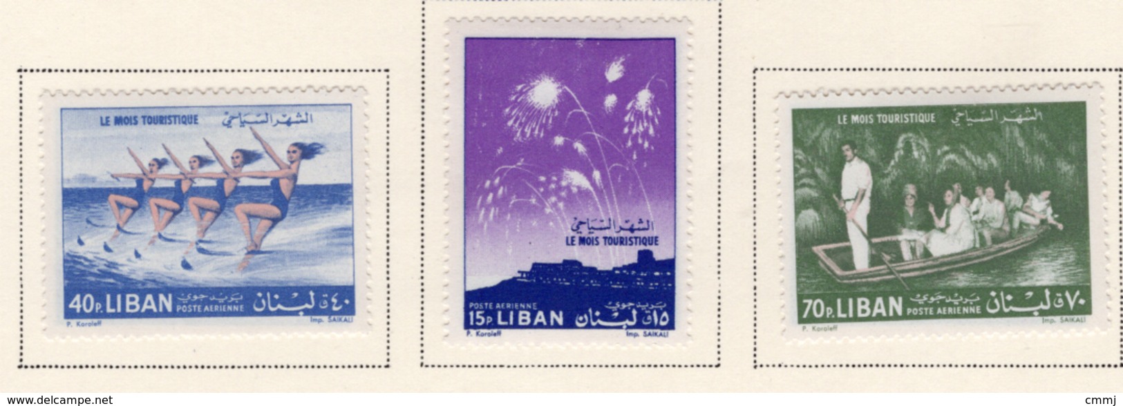 1961 - LIBANO - LEBANON - Mi. Nr. 720/722 - LH -  (S03052019.....) - Libano