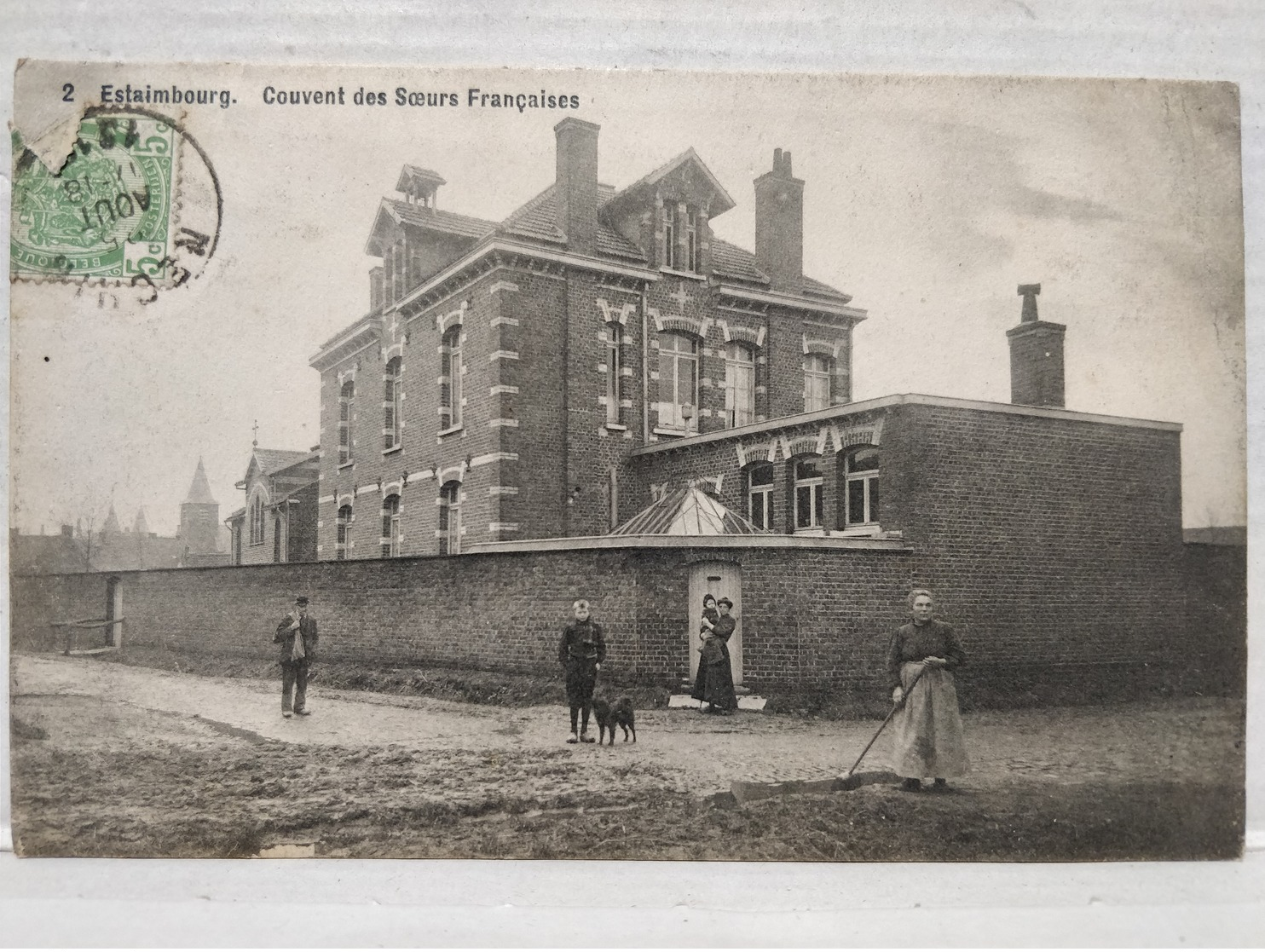 RARE. Estaimpuis. Estaimbourg. Couvent Des Soeurs Françaises. Animée - Estaimpuis