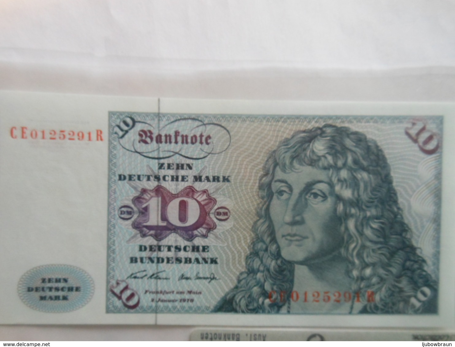 Deutschland 10 Mark 1970, Ro-270b, Unc. - 10 Deutsche Mark