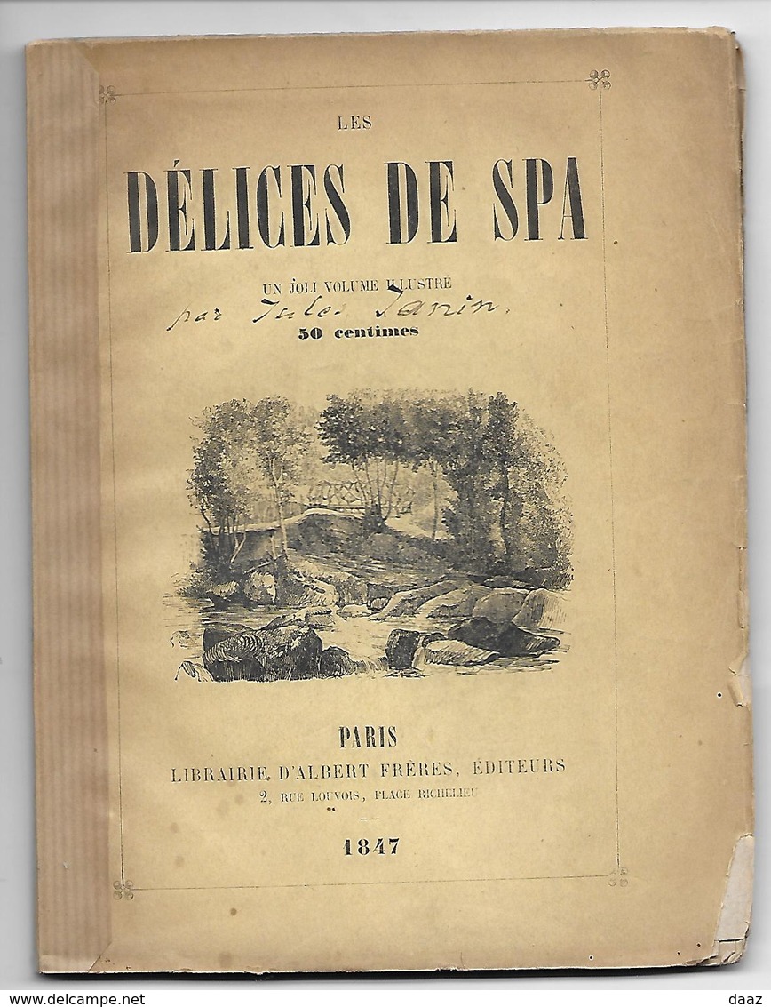 Les Délices De Spa 1847 Régionalisme - Belgien