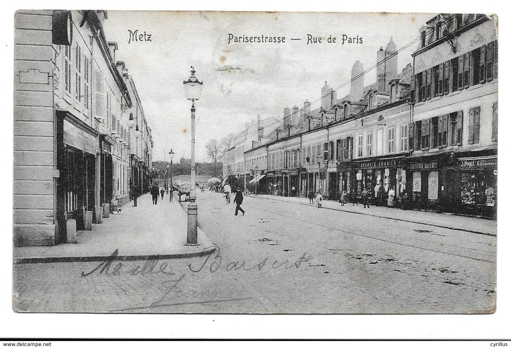 57 - METZ - RUE DE PARIS - PARISERSTRASSE - Metz