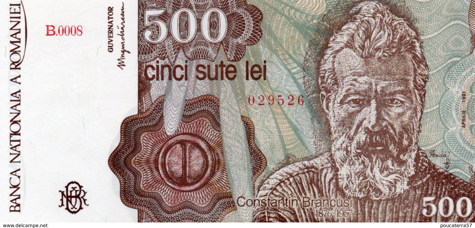 ROMANIA=1991  500 LEI    P-98     UNC - Rumania