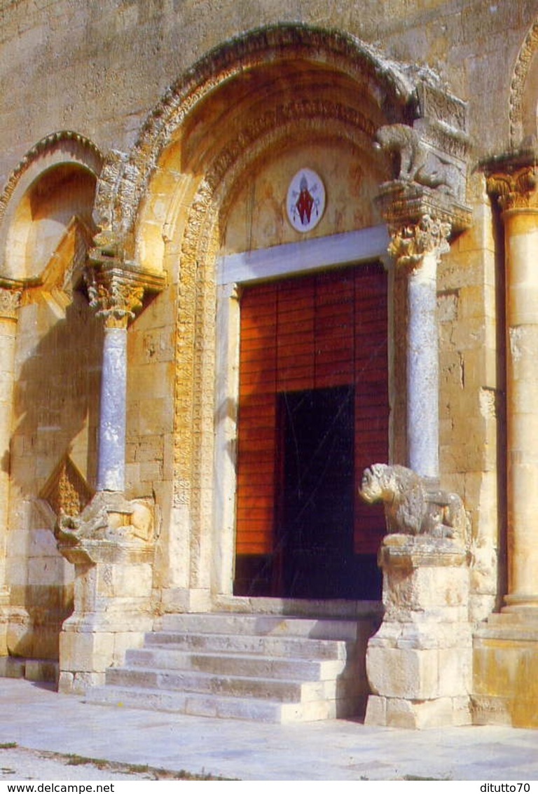Manfredonia - Foggia - Chiesa Di S.maria Di Siponto - Portale - Formato Grande Non Viaggiata – Fe1 - Manfredonia