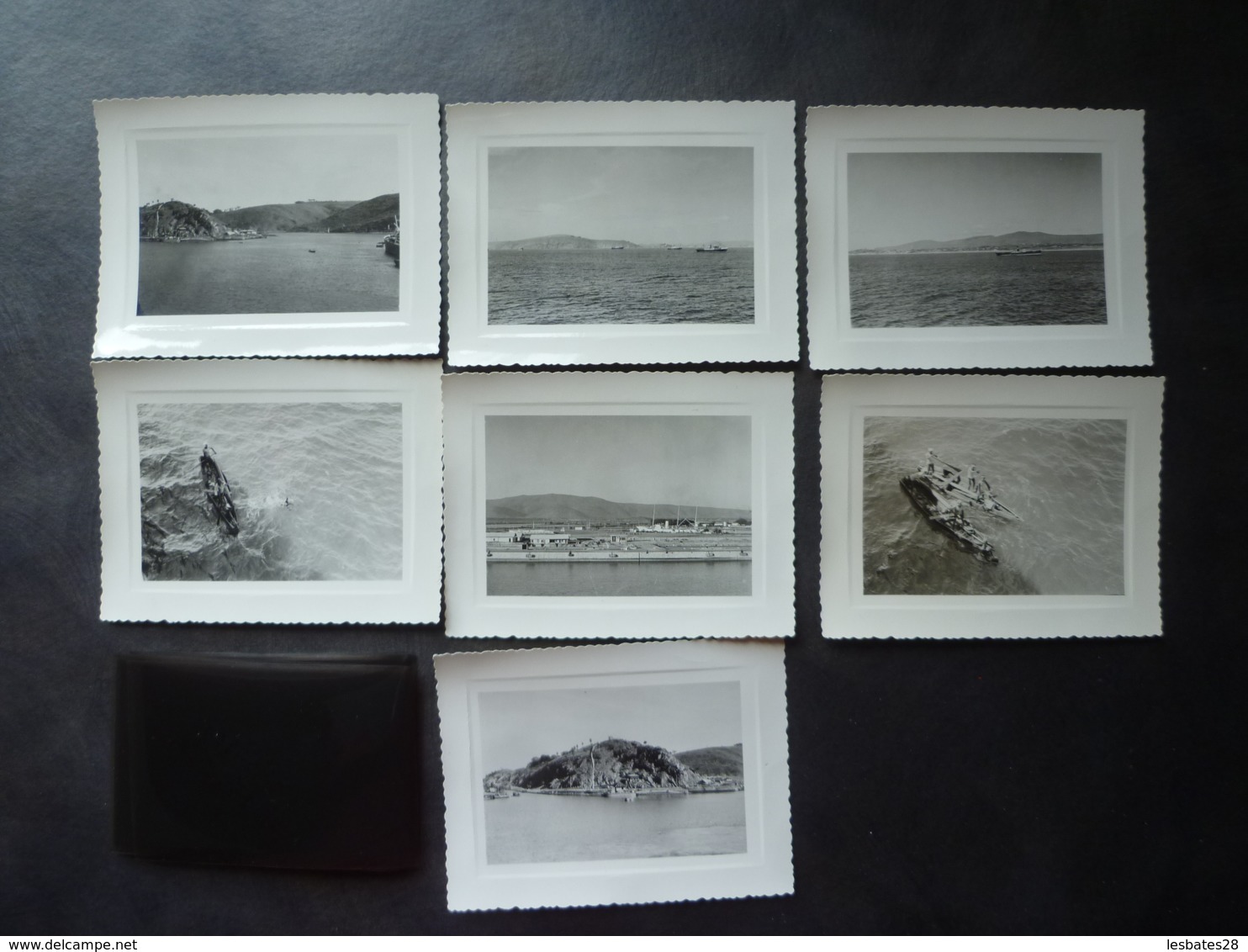 ASIE INDE  Photos + Négatis 1957 VIZAGAPATAM  Rade, Le Port  Le Goulet, Pêcheurs Indiens,  Photo Prise Du Cargo "Auray" - Autres & Non Classés