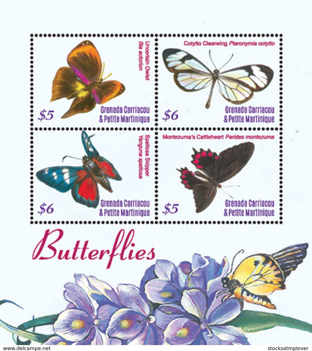 Grenada Grenadines 2018  Butterflies I201901 - Grenada (1974-...)