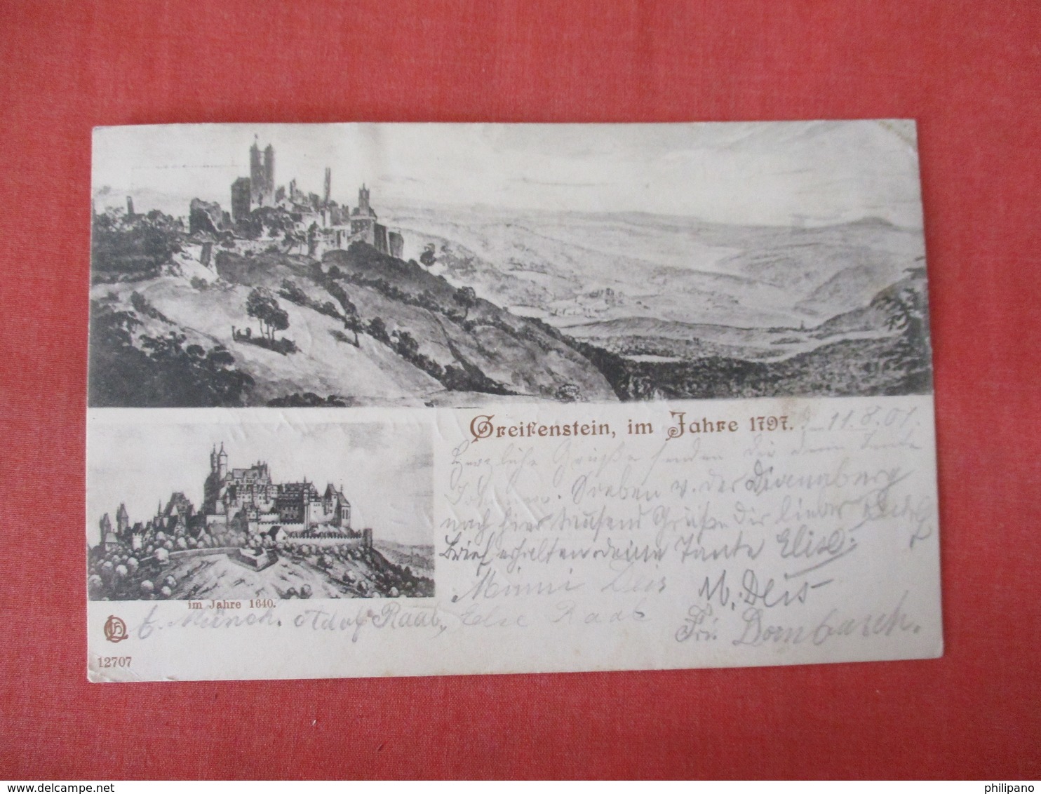 Greifenstein   Has Stamp & Cancel     Ref 3326 - Bad Blankenburg