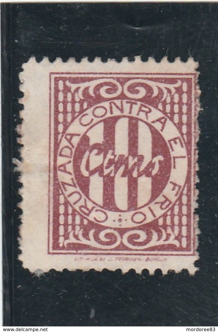 CRUZADA CONTRA FRIO 10C - Kriegssteuermarken