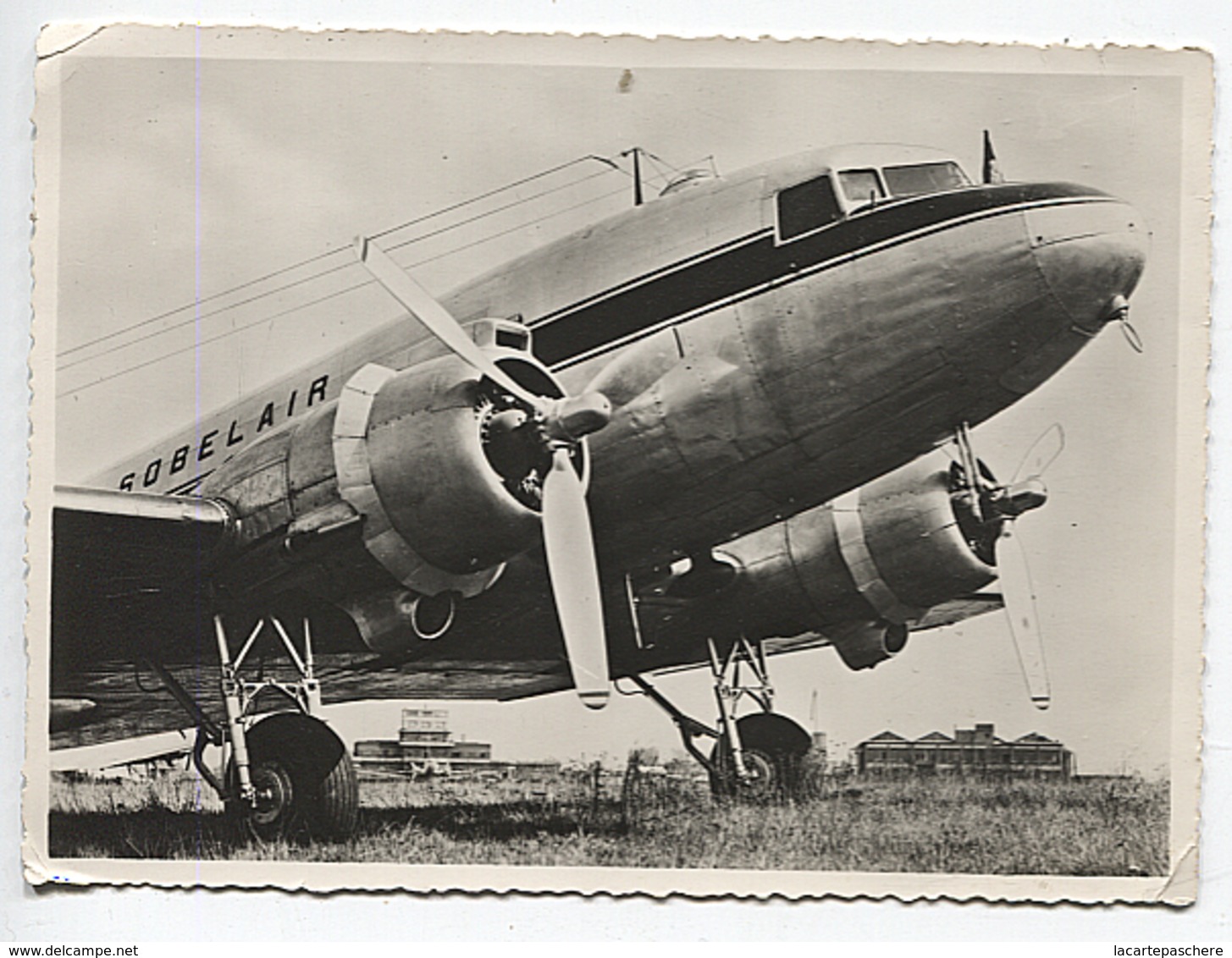 X121206 BELGIQUE AVIATION AVION UN DES AVIONS D. C. 3 D C 3 DC3 DE LUXE DE LA SOBELAIR - 1946-....: Era Moderna