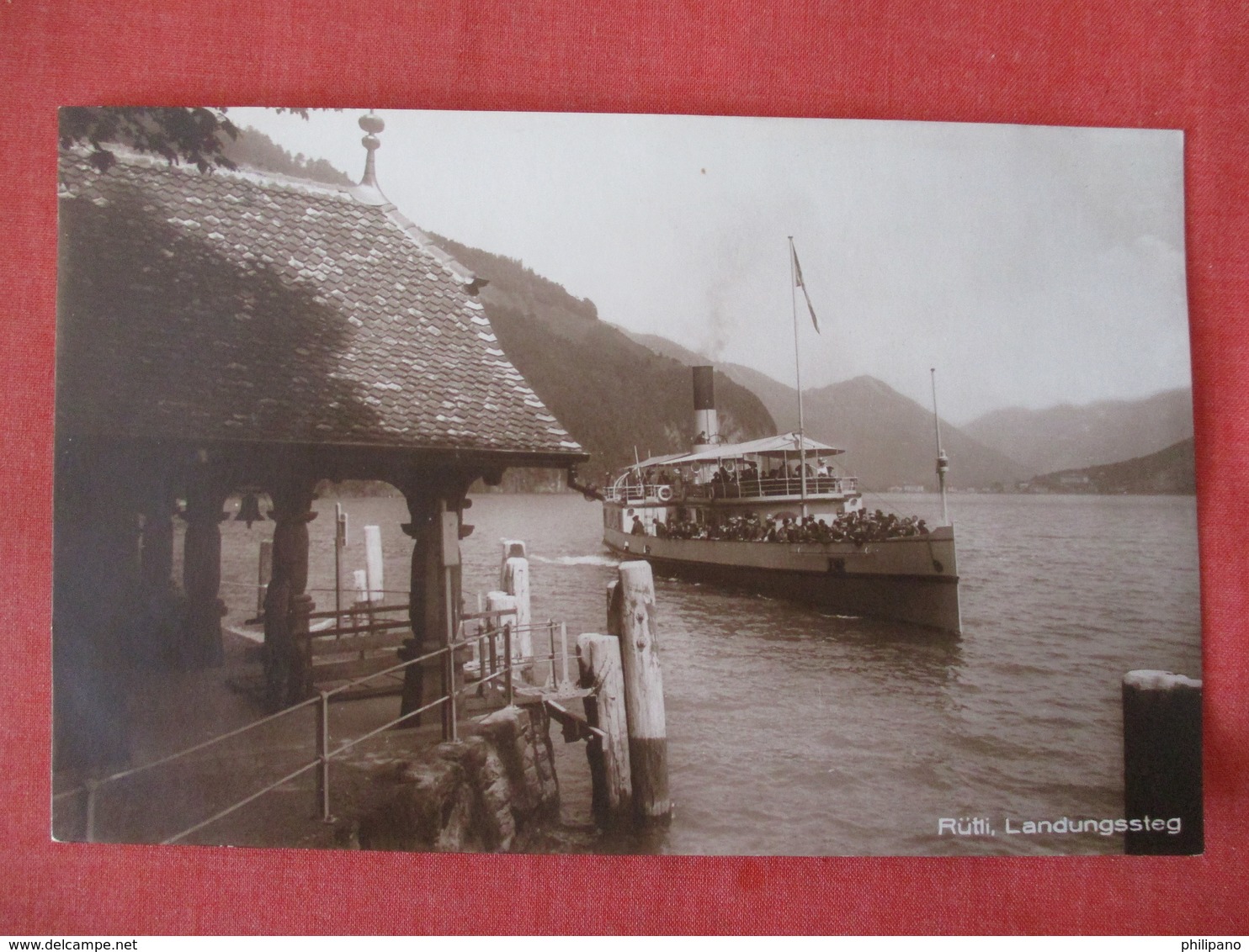 RPPC  Rulti Steamer   Stamp & Cancel     Ref 3327 - Other & Unclassified