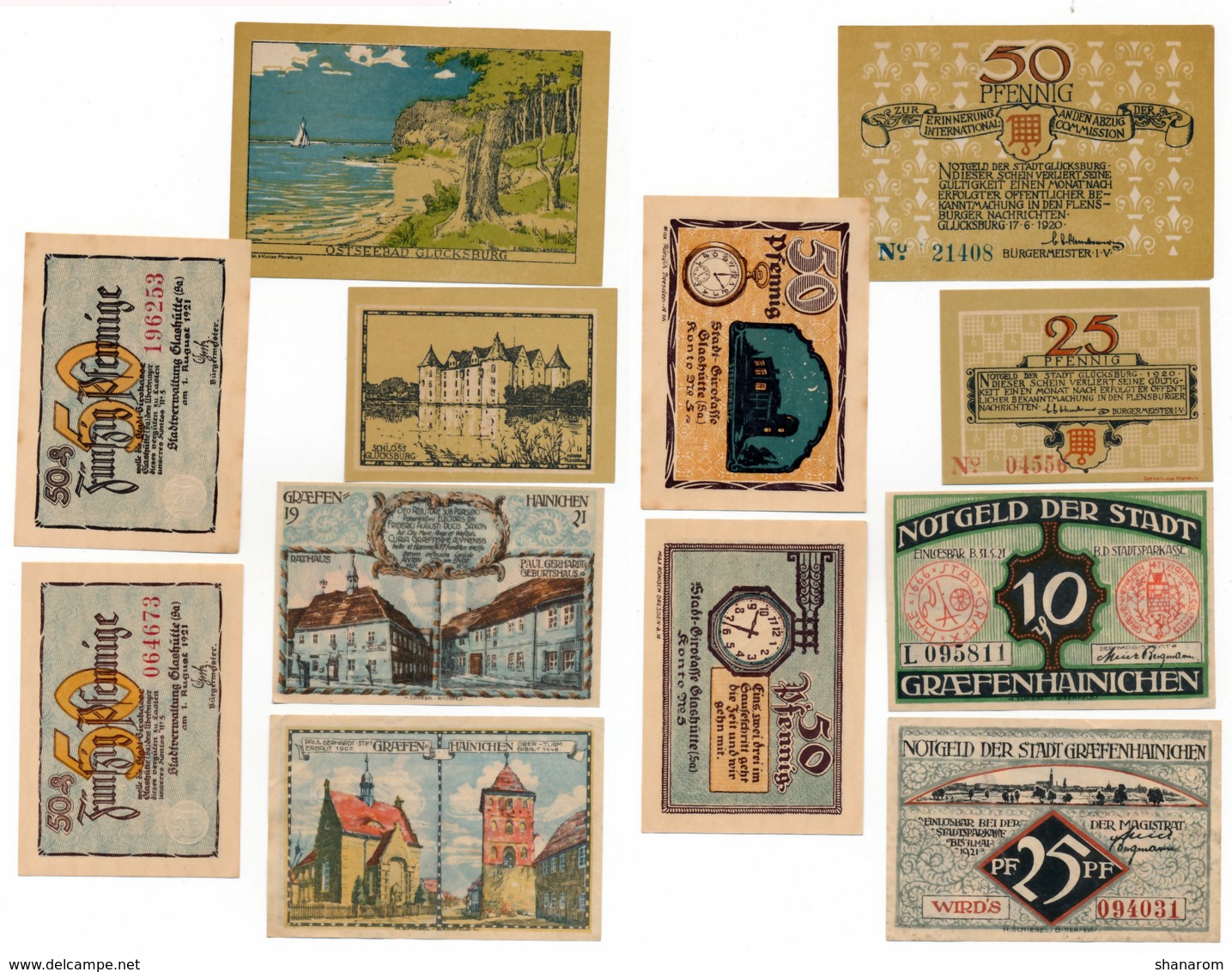 Allemagne // NOTGELD // Collection // LOT de 100 billets