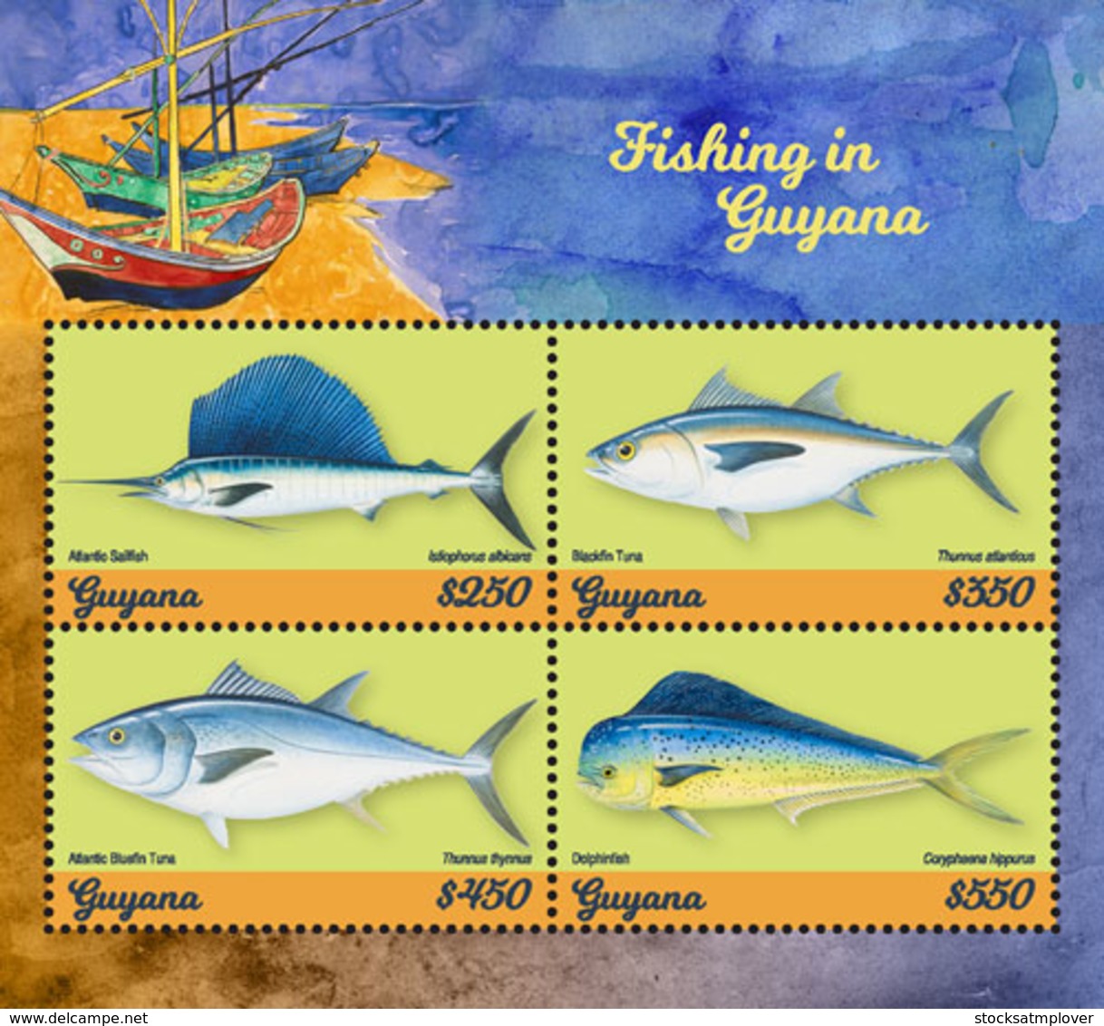 Guyana 2018 Fauna Fishing In Guyana   I201901 - Guyana (1966-...)