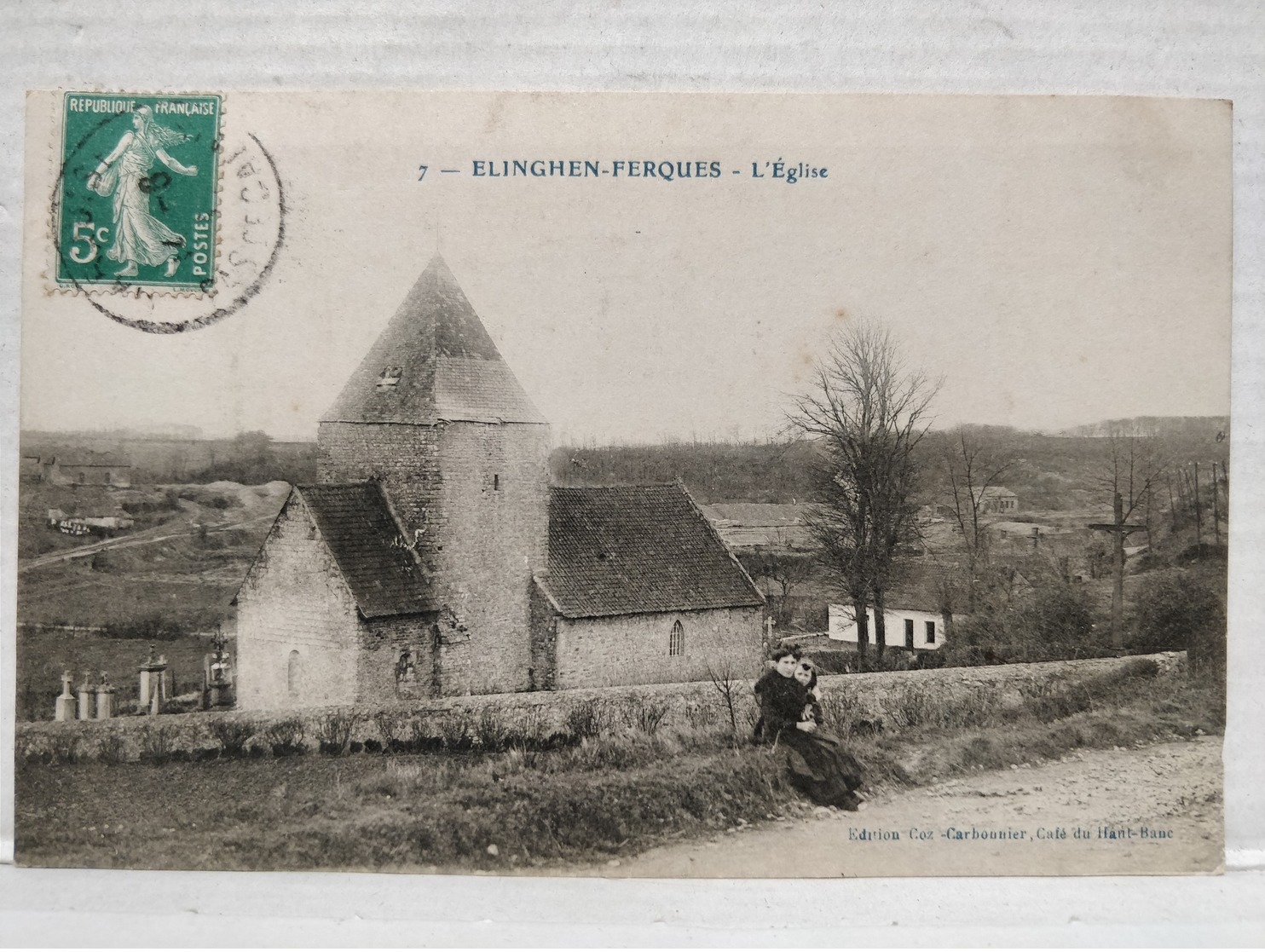 Elinghen-Ferques. Eglise. Animée - Autres & Non Classés